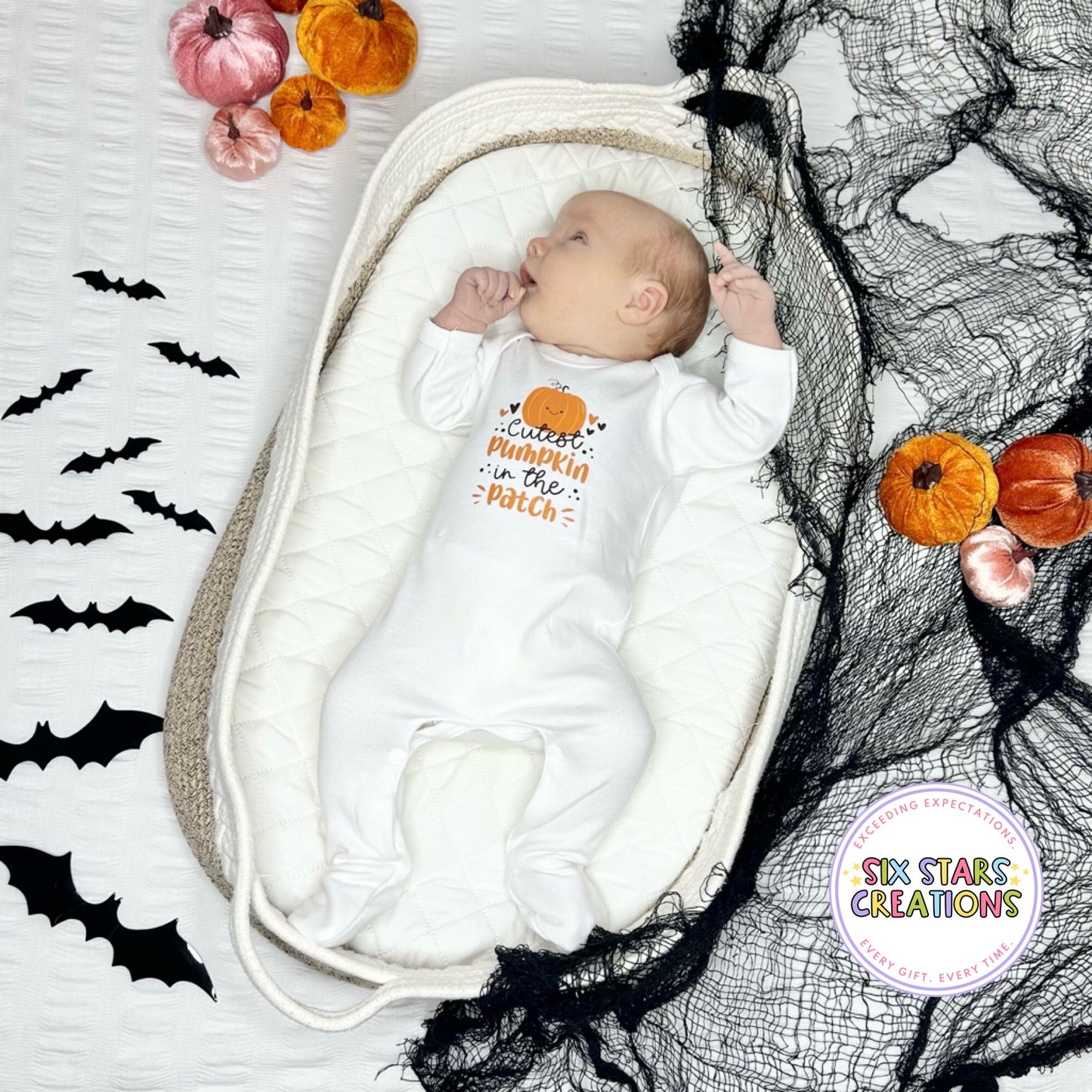 Pumpkin Baby Romper