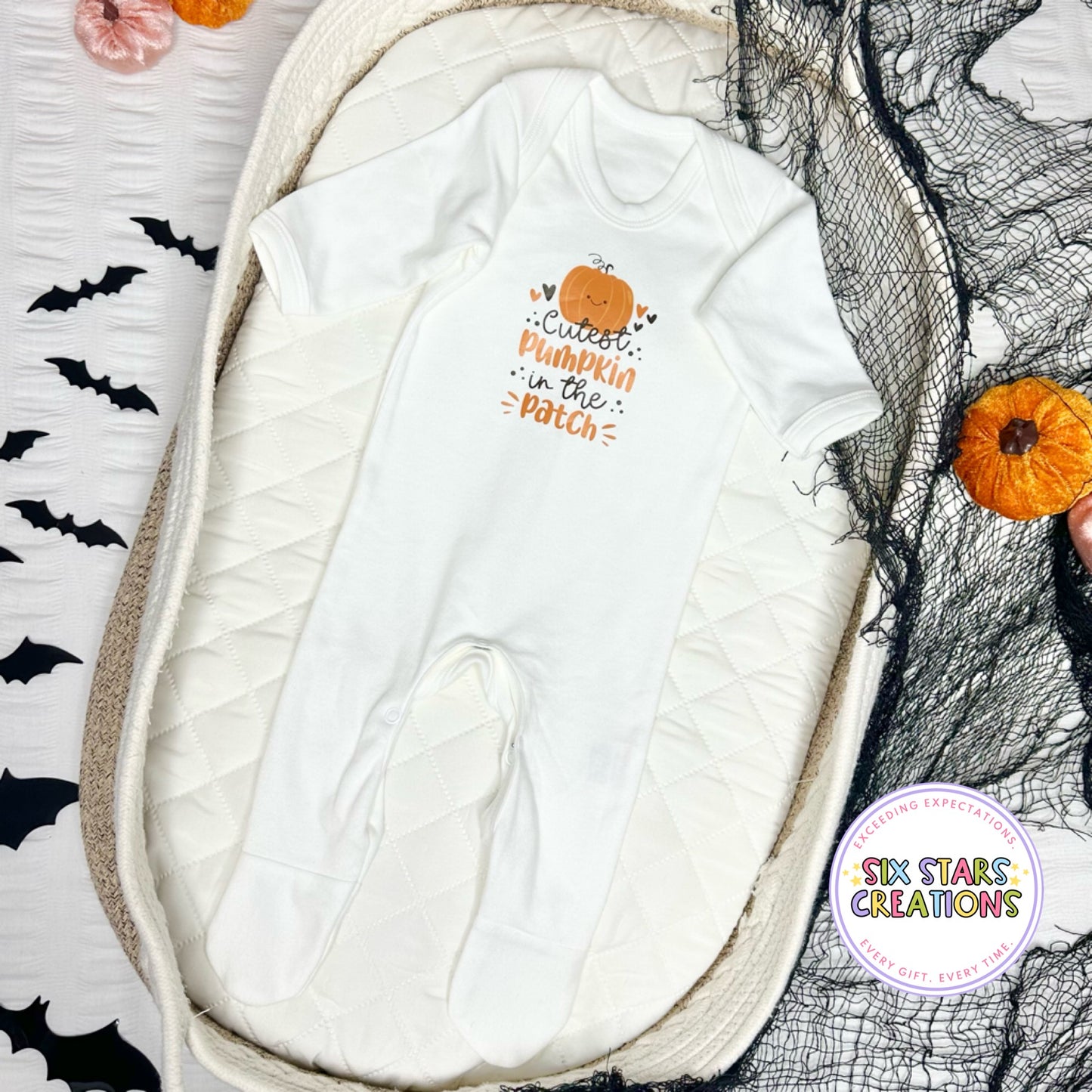 Pumpkin Baby Romper