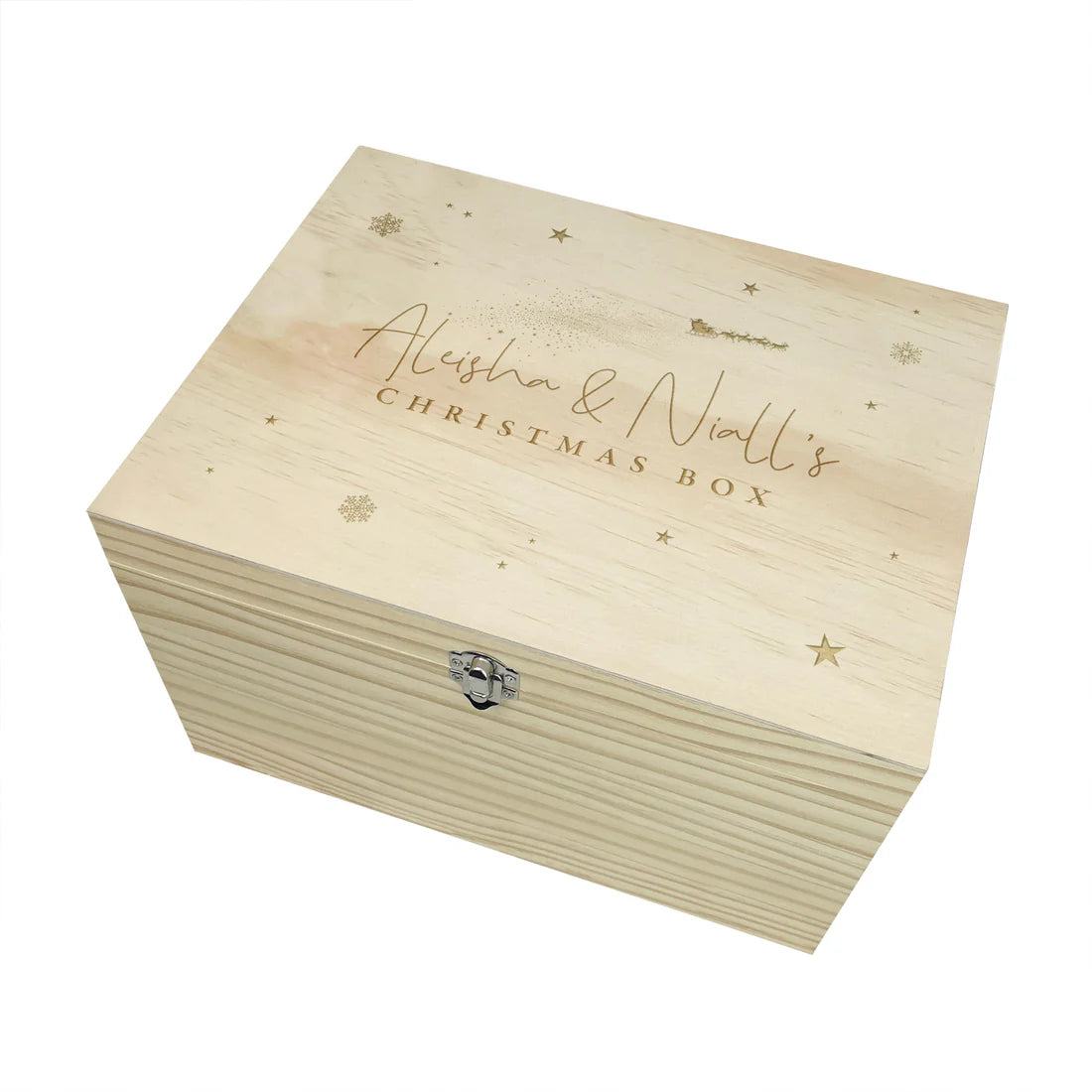 Personalised Couples Christmas Eve Box - 4 Sizes