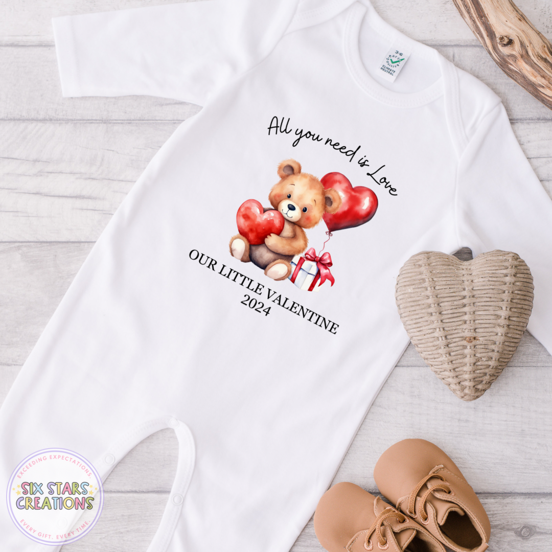 All You Need Is Love Baby Romper