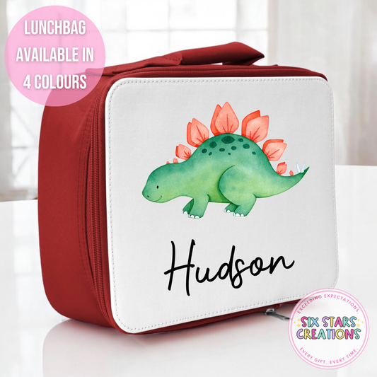 Lunch Bag - GREEN DINO