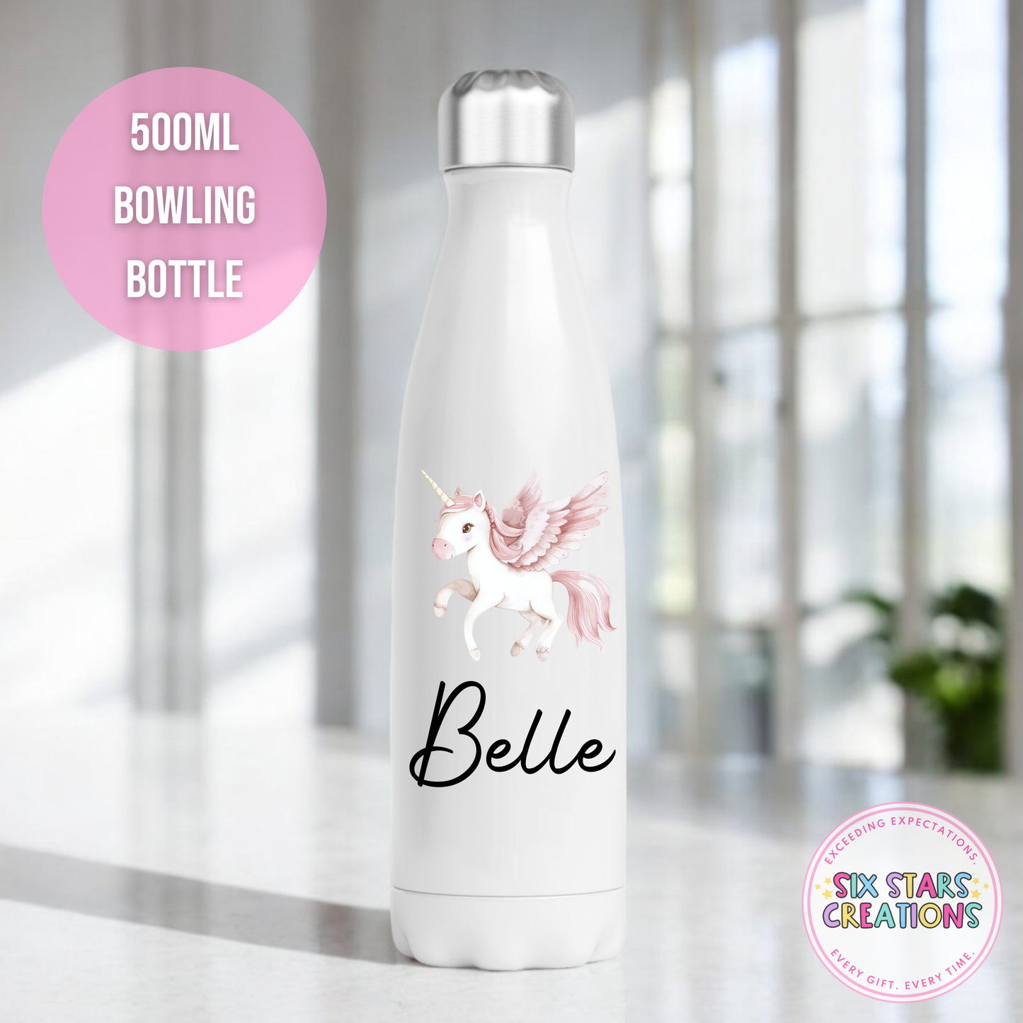 Double Walled Stainless Steel Water Bottle - UNICORN