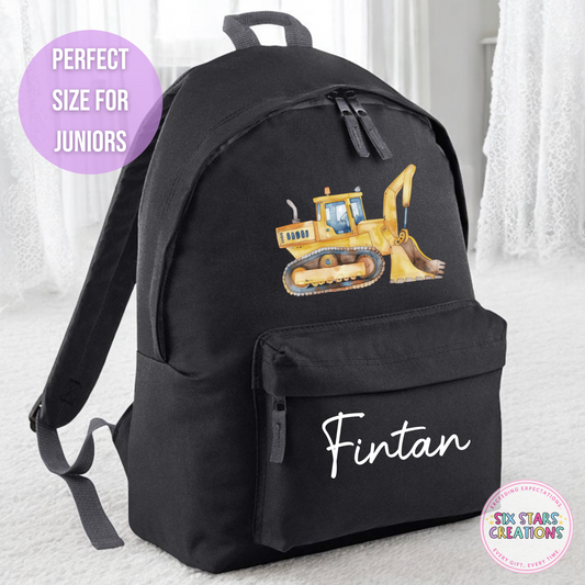 Personalised Junior 12L Backpack - DIGGER