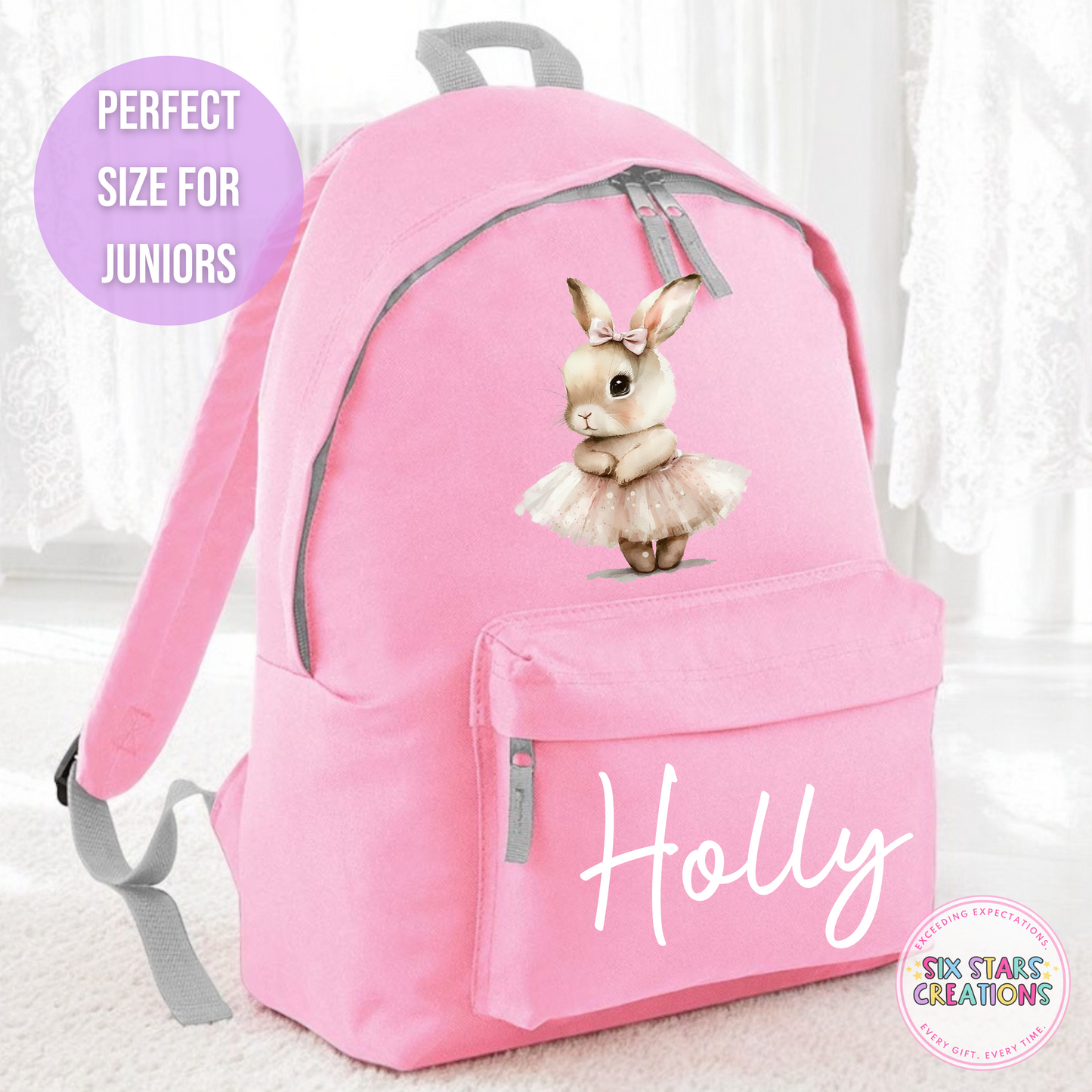 Personalised Junior 12L Backpack - BUNNY