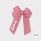 Personalised Dusty Rose 4” Bow