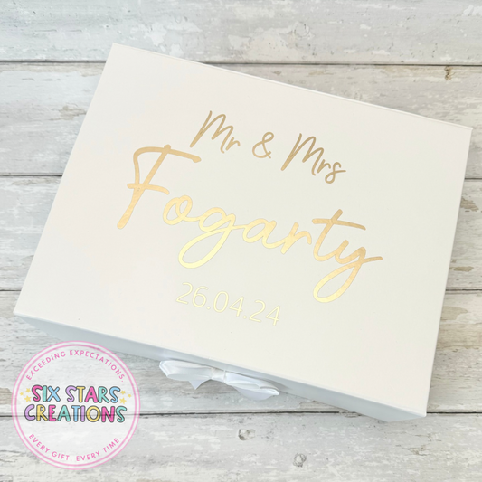 Personalised Wedding Gift Box