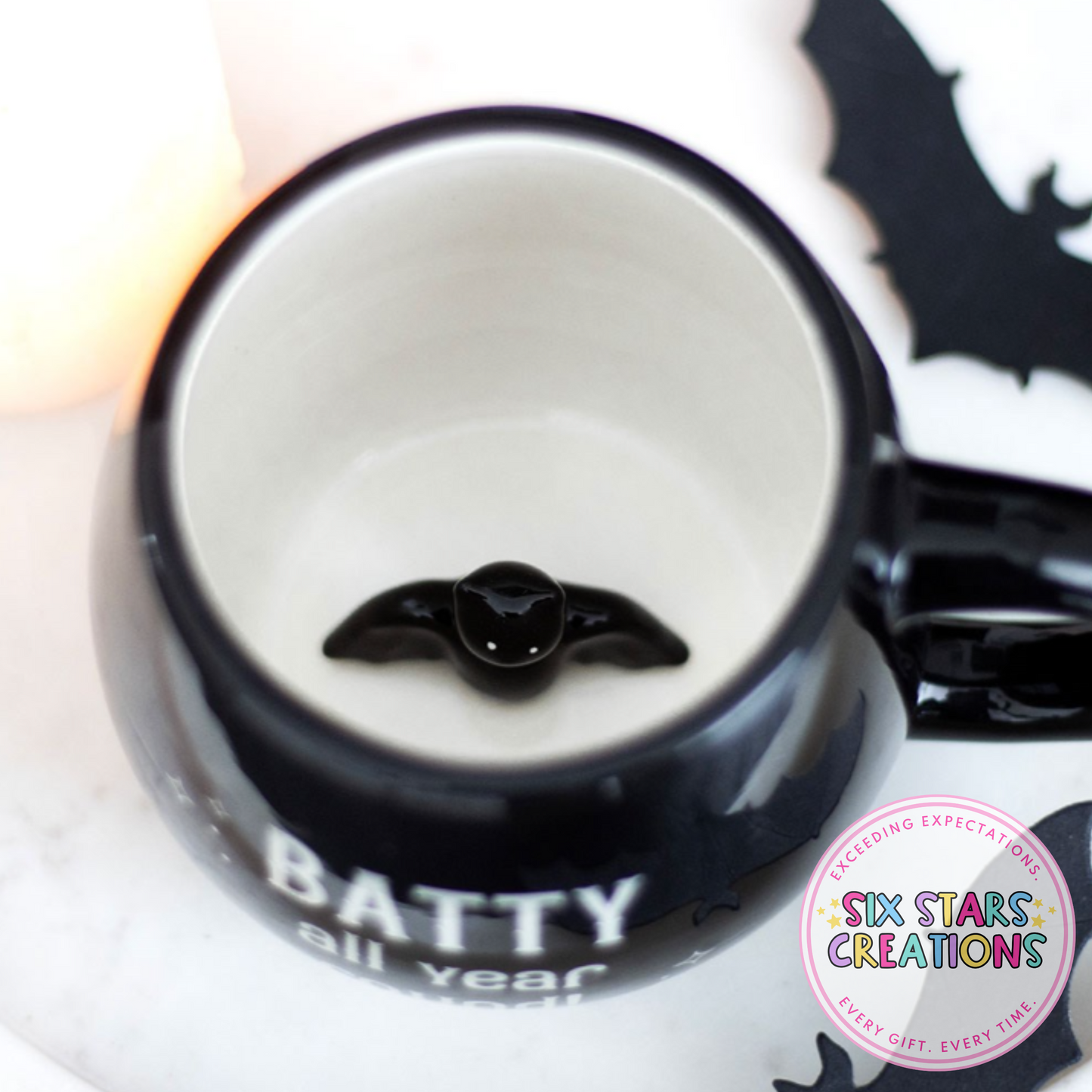 Batty All Year Round Peekaboo Mug