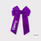 Personalised Purple 4” Bow