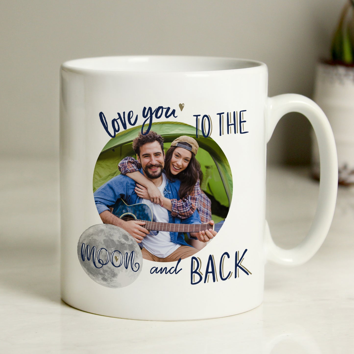 Personalised 'Love You To The Moon And Back' Photo Mug Father's Day Gift