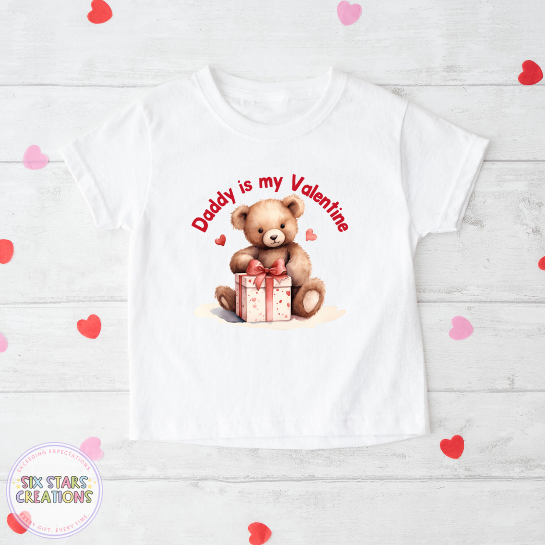 Daddy Is My Valentine T-shirt