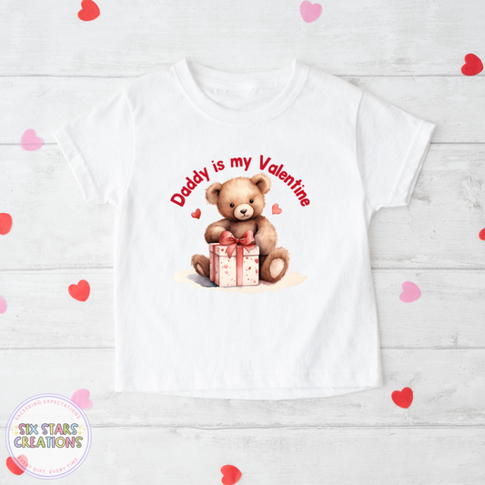 Daddy Is My Valentine T-shirt