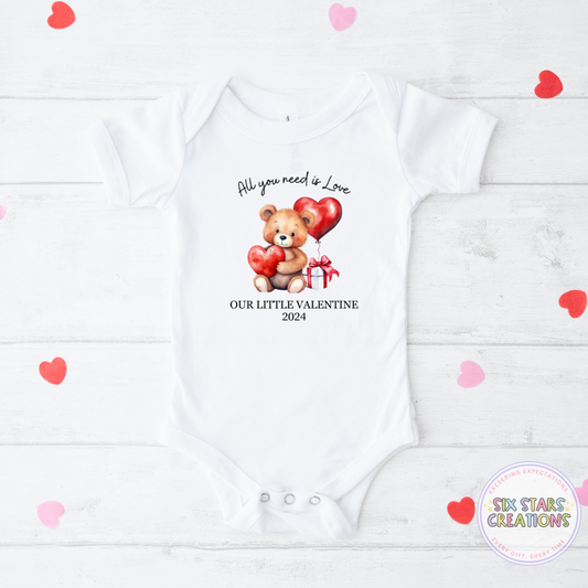 All You Need Is Love Baby Vest