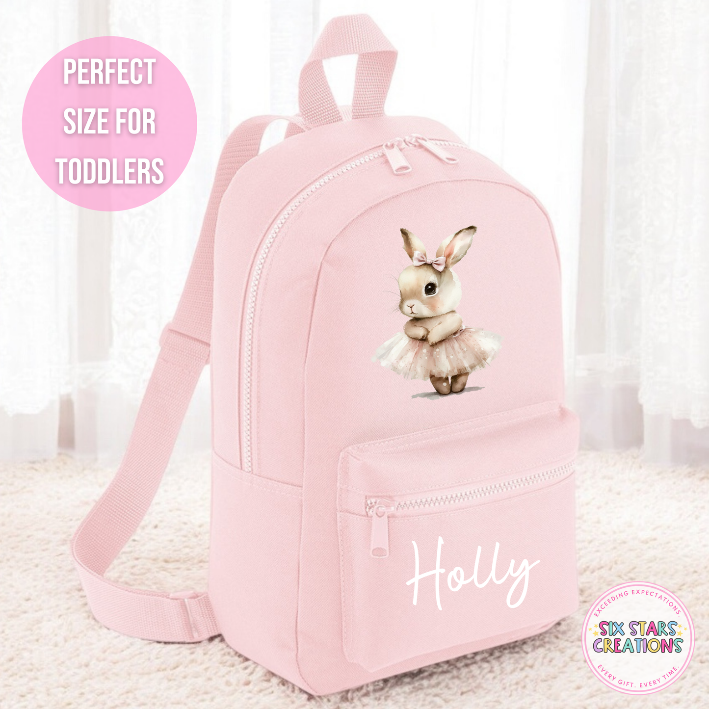 Personalised Toddler 7L Backpack - BUNNY