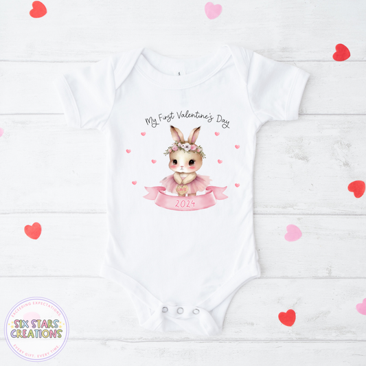 My 1st Valentine’s Day 2024 Baby Vest