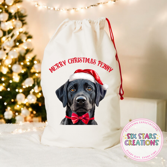 F-Z Dog Breed Personalised Christmas Sack