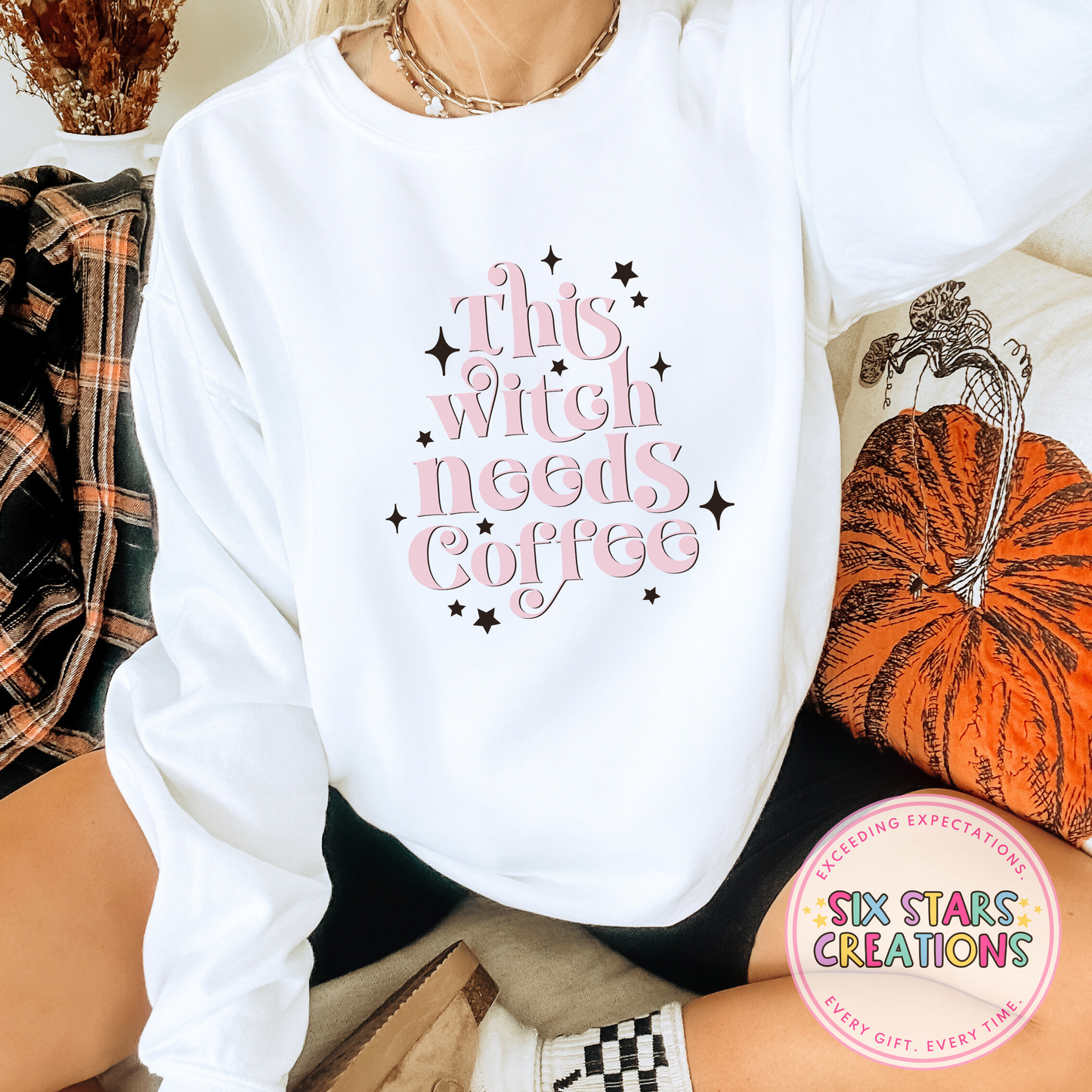 ‘THIS WITCH NEEDS COFFEE’ Sweatshirt