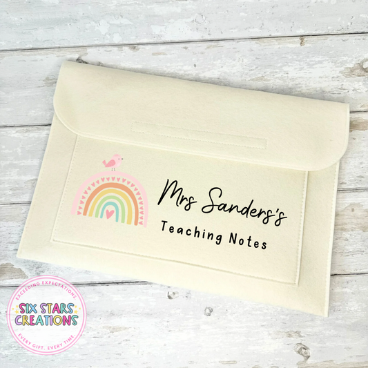 Personalised Teaching Notes Folder