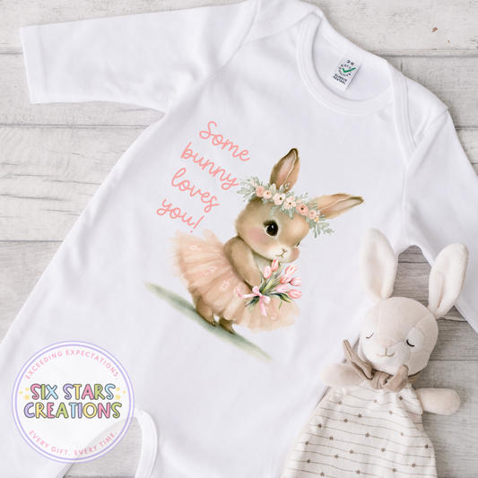 Some Bunny Loves You Romper
