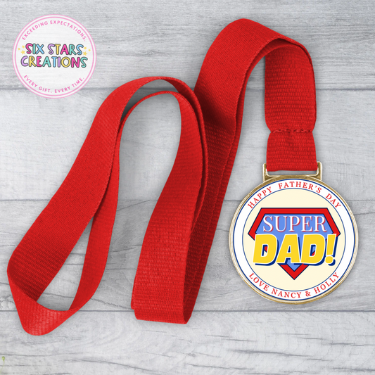 Personalised Father's Day Medal