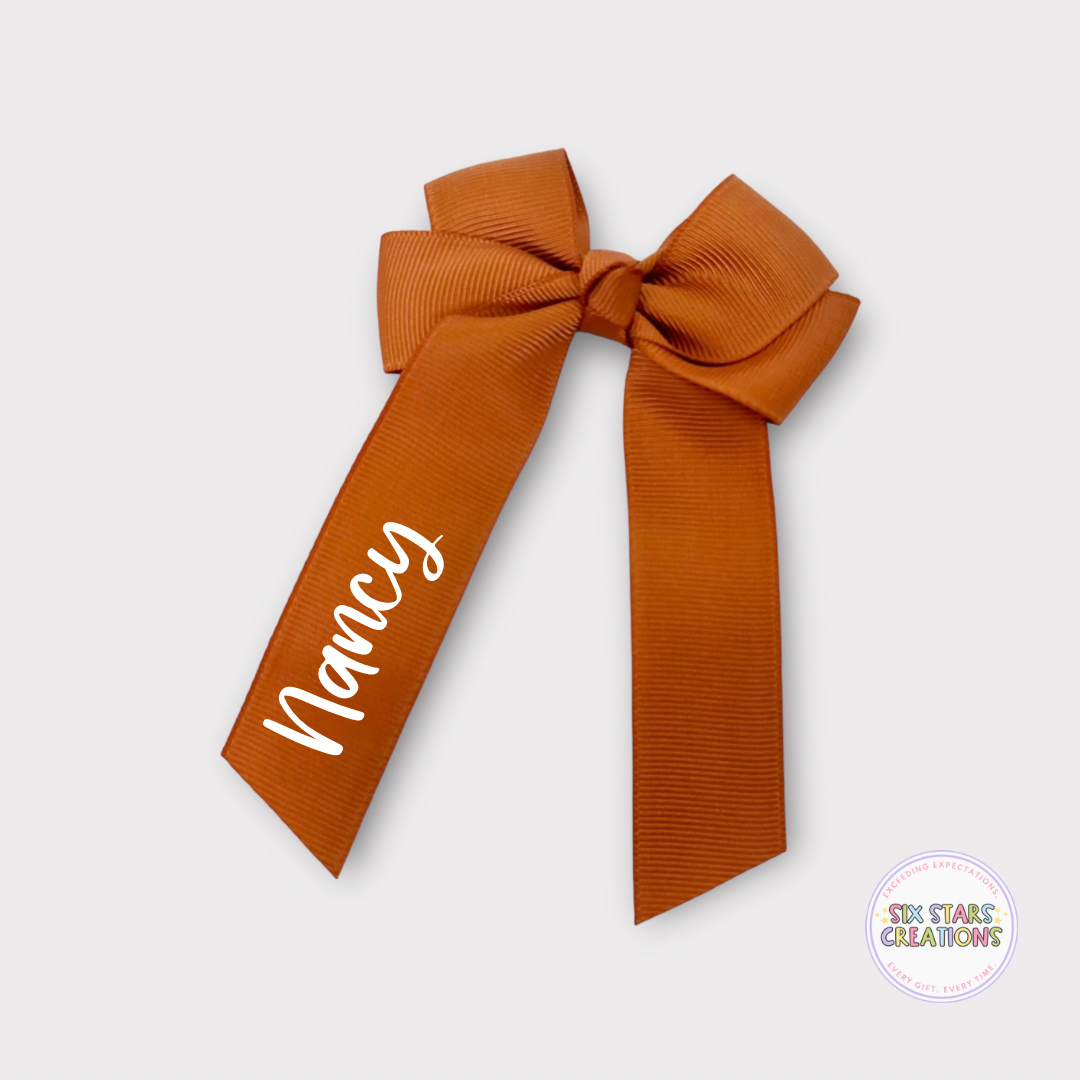 Personalised Copper 4” Bow