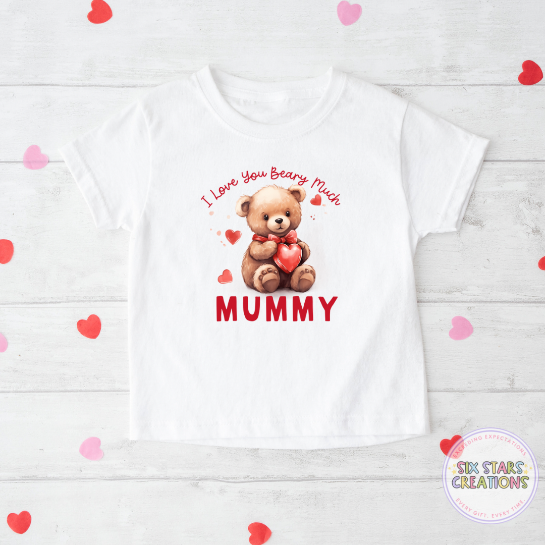 I Love You Beary Much Mummy T-shirt