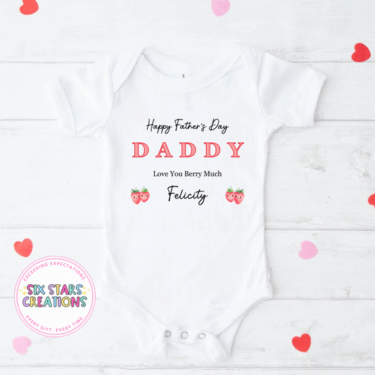 Personalised ‘Love You Berry Much’ Bodysuit