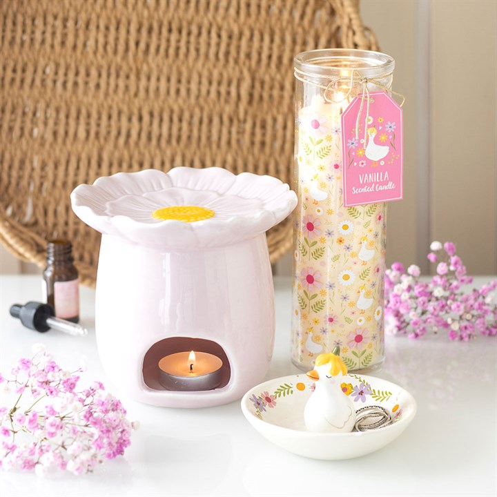 Pink Daisy Oil Burner