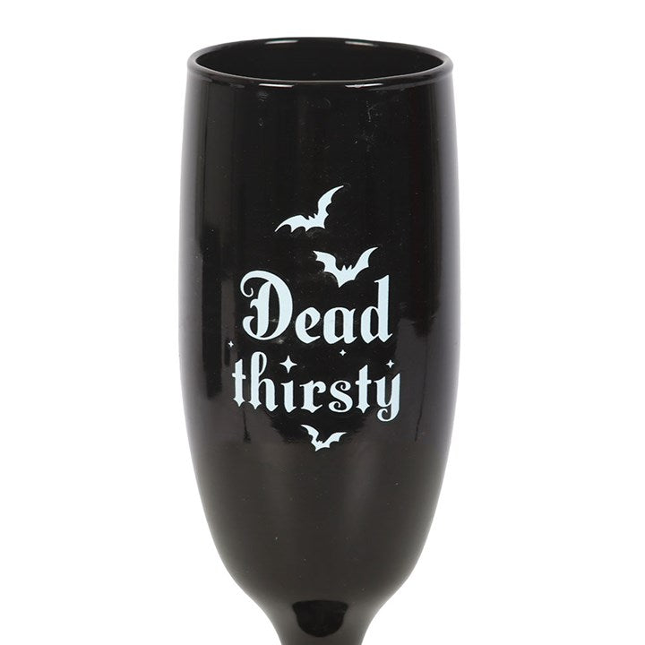 Dead Thirsty Champagne Flutes Set of 2