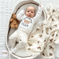 ‘I Woke Up This Cute’ Long Sleeve Baby Vest