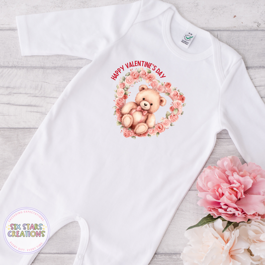 Happy Valentine’s Day Baby Romper