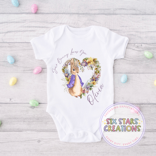 Personalised Some Bunny Loves You Vest