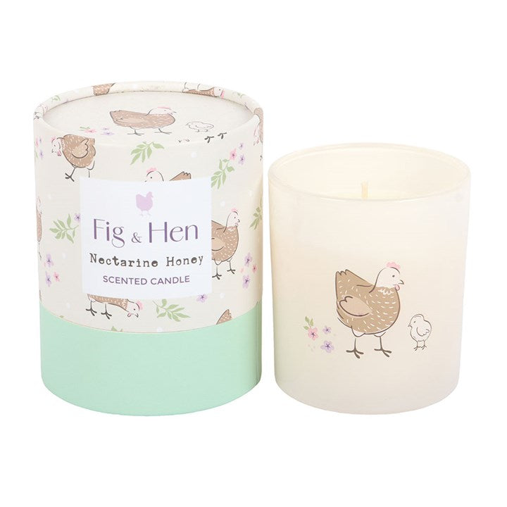 Mother Hen Nectarine Honey Candle