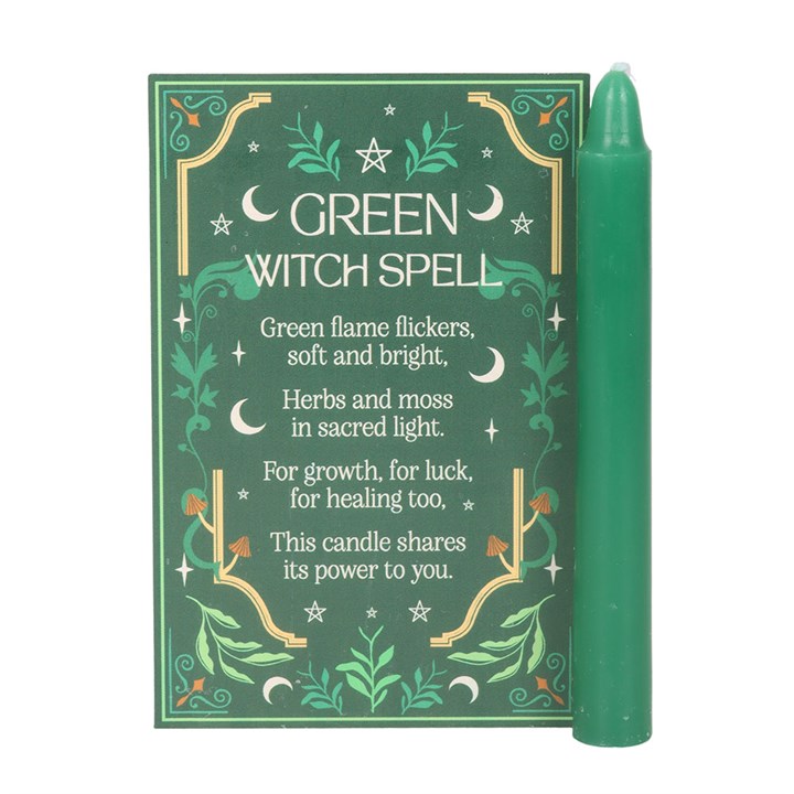 Green Witch Spell Candles – Pack of 12