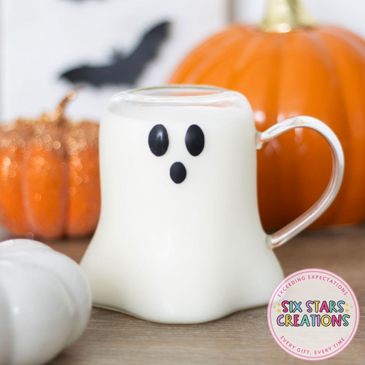 Ghost Shaped Glass Mug