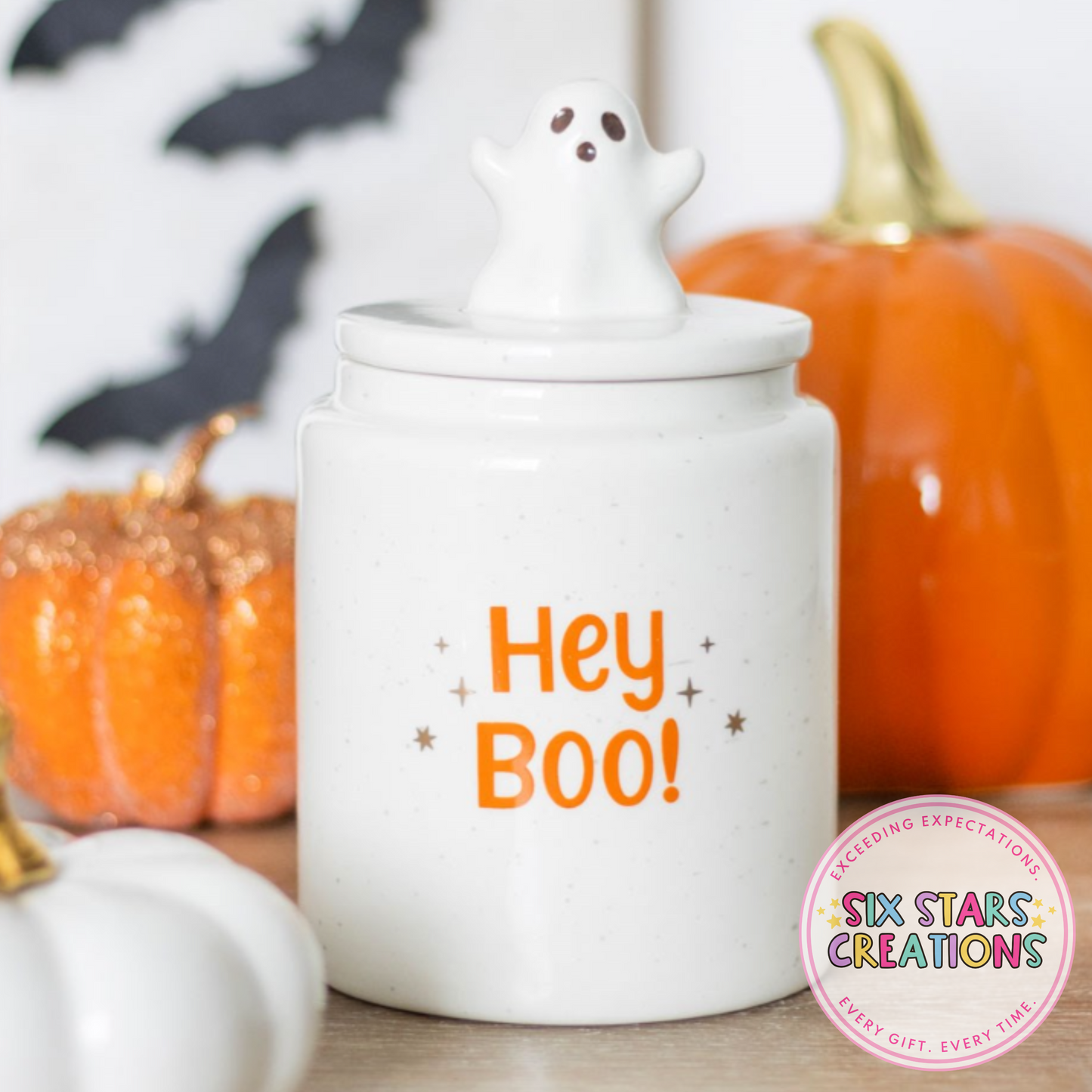 Hey Boo Ghost Storage Jar