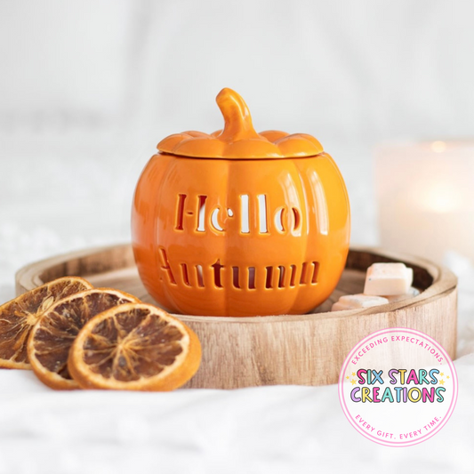 Hello Autumn Pumpkin Oil Burner