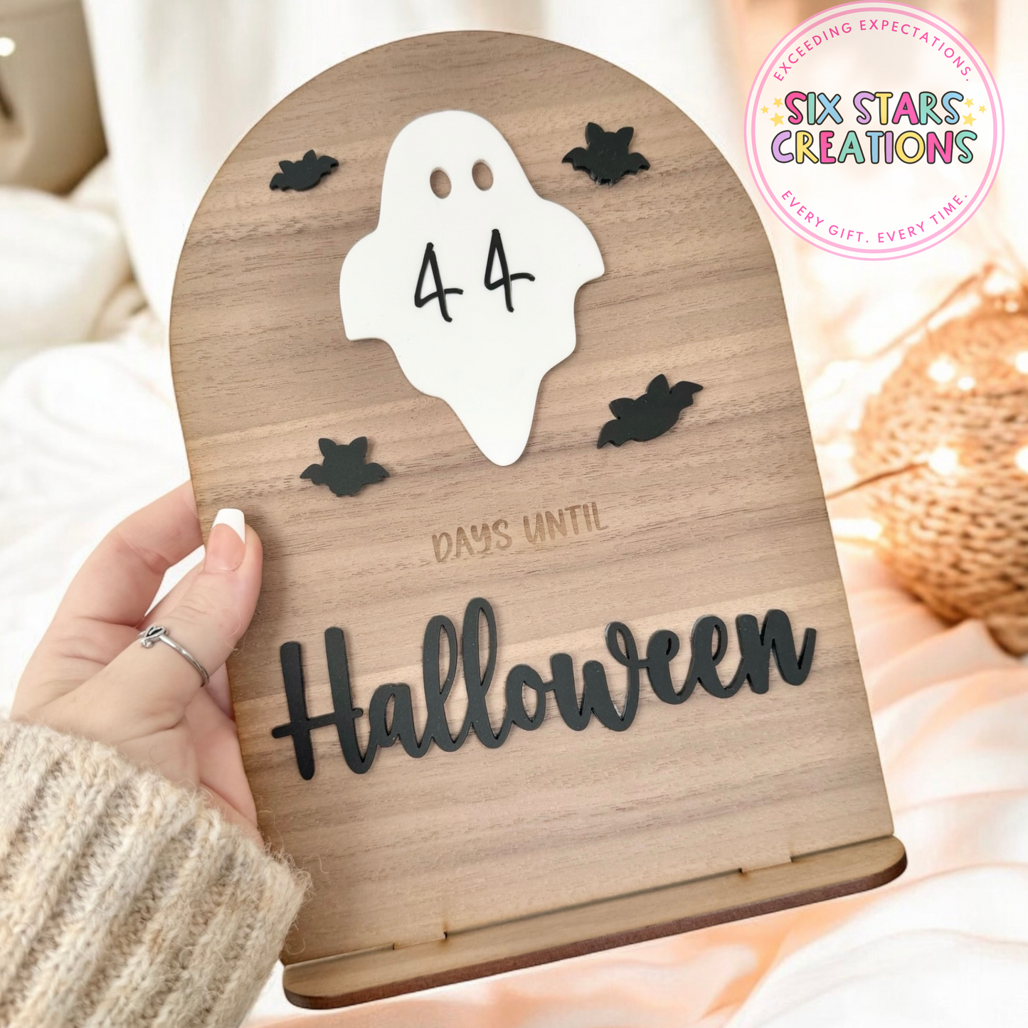 Halloween Countdown Freestanding Board