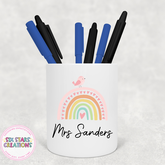 Personalised Teachers Pen Pot