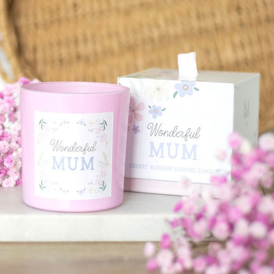 Wonderful Mum Cherry Blossom Candle