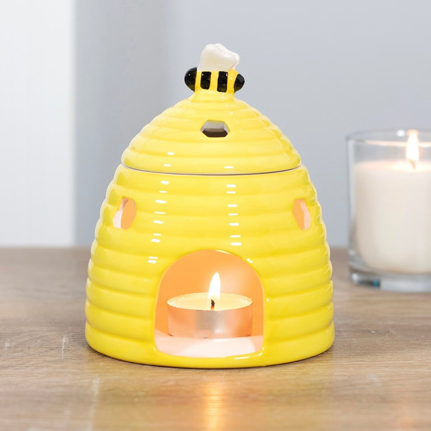 Yellow Beehive Oil Burner