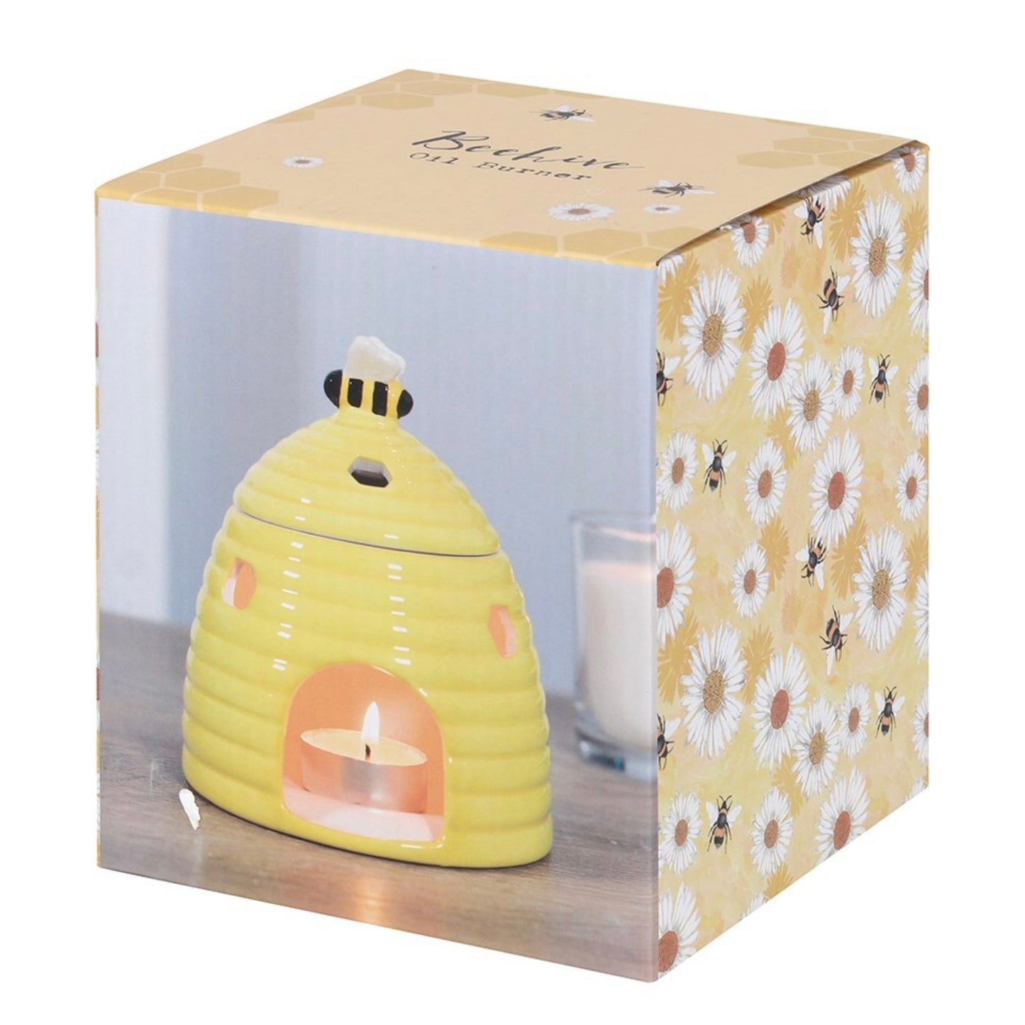 Yellow Beehive Oil Burner