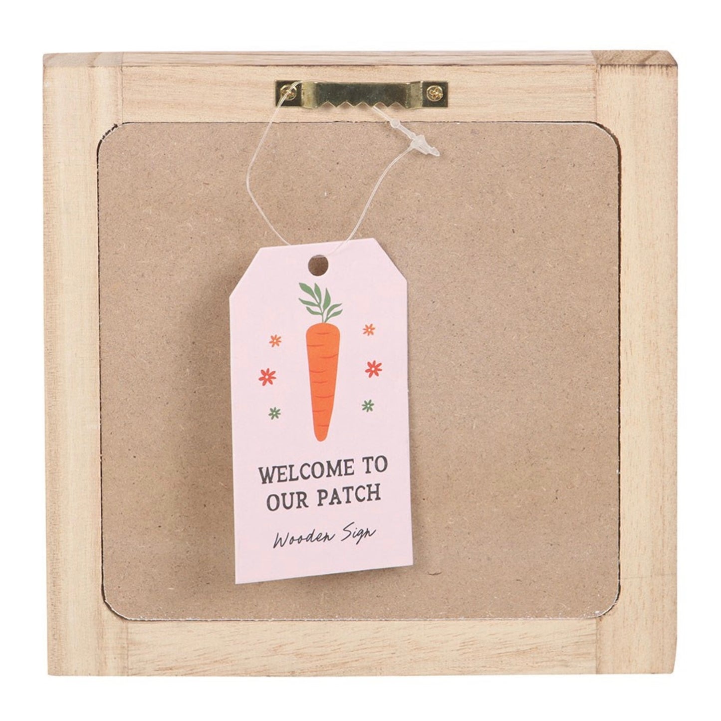 Welcome to Our Patch Wooden Frame Sign