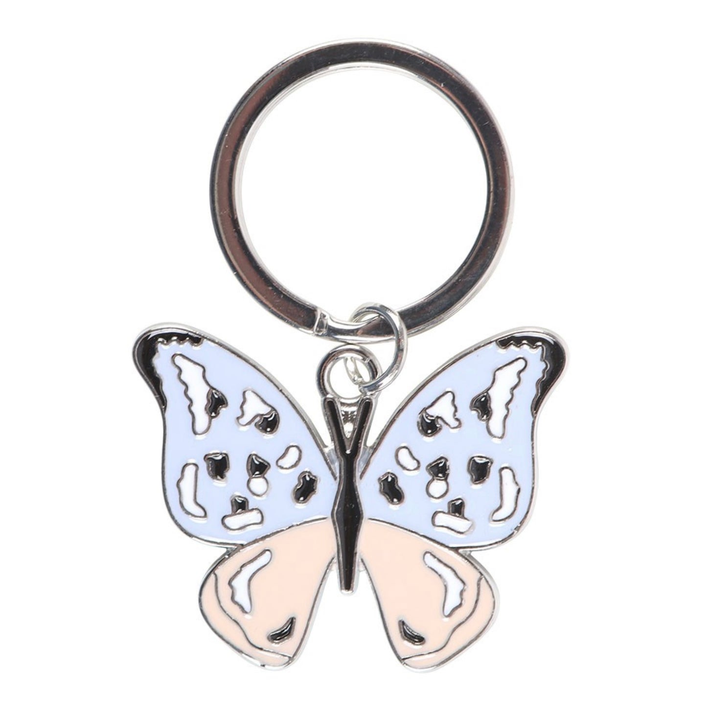 Silver Butterfly Keyring