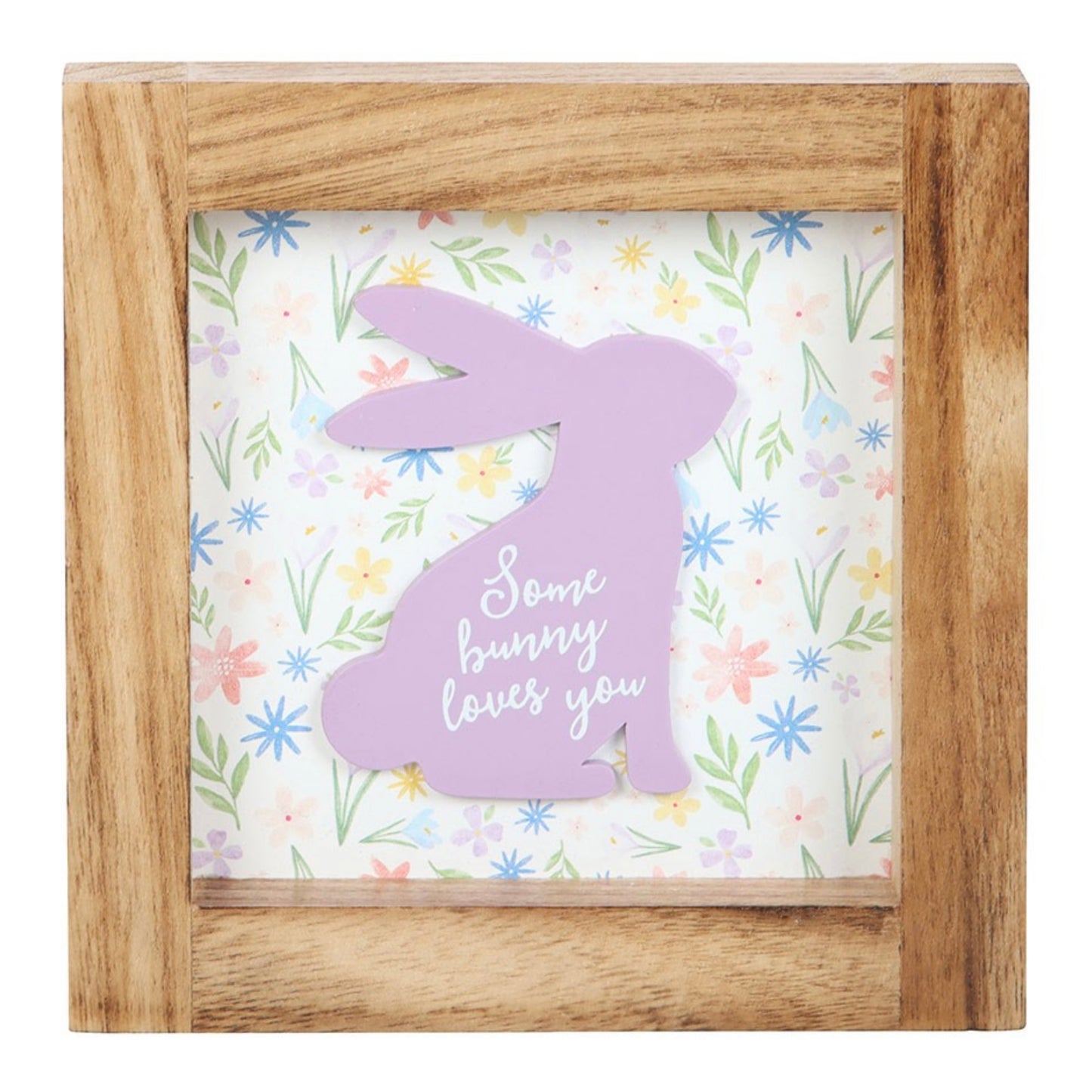 Some Bunny Loves You Wooden Frame Sign