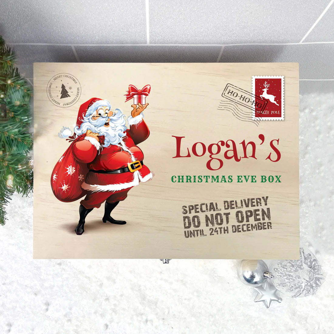 Personalised Santa Christmas Eve Box - 4 Sizes
