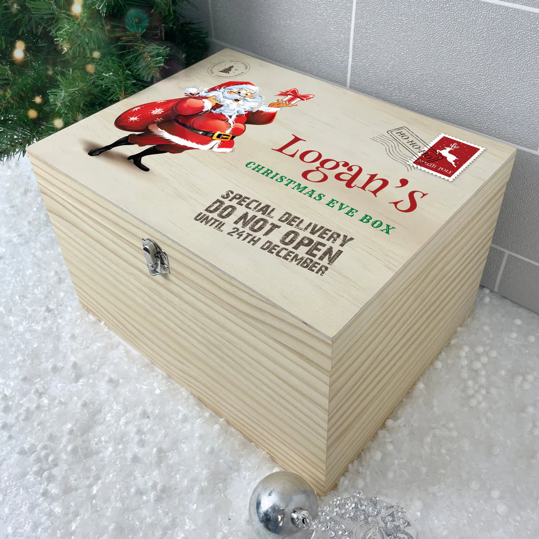 Personalised Santa Christmas Eve Box - 4 Sizes