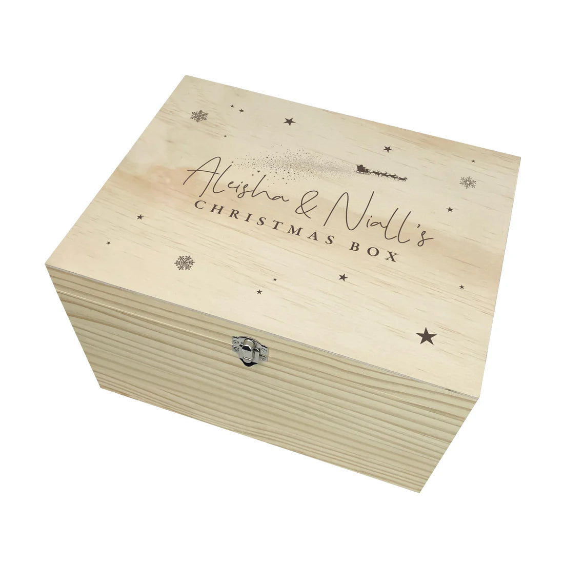 Personalised Couples Christmas Eve Box - 4 Sizes