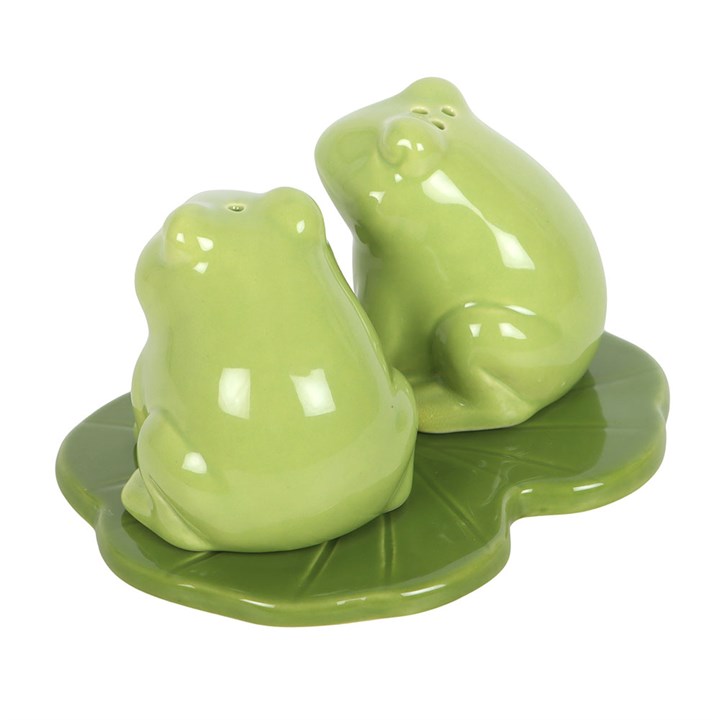 Luna Frog Salt and Pepper Shakers