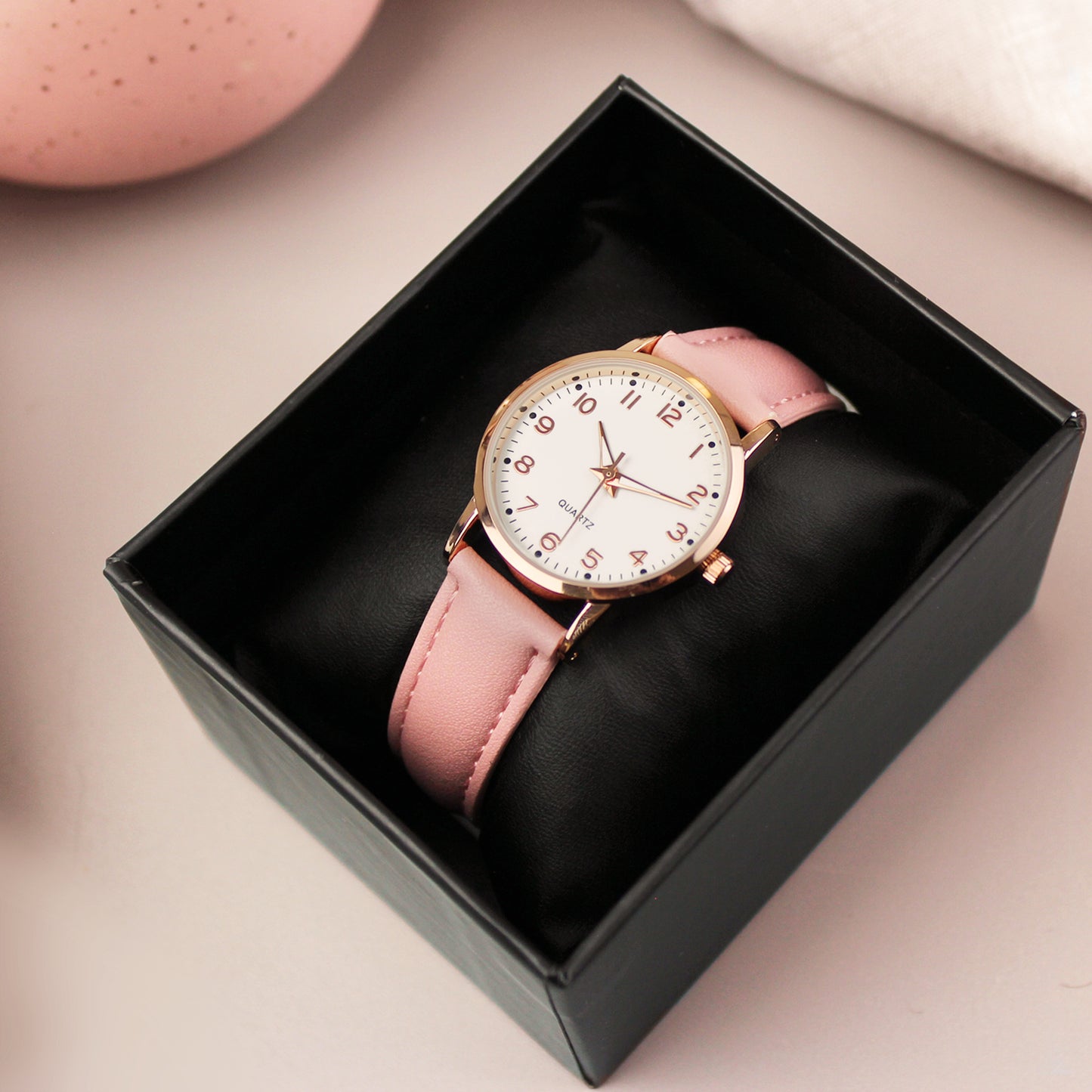 Personalised Holy Communion Pink Watch