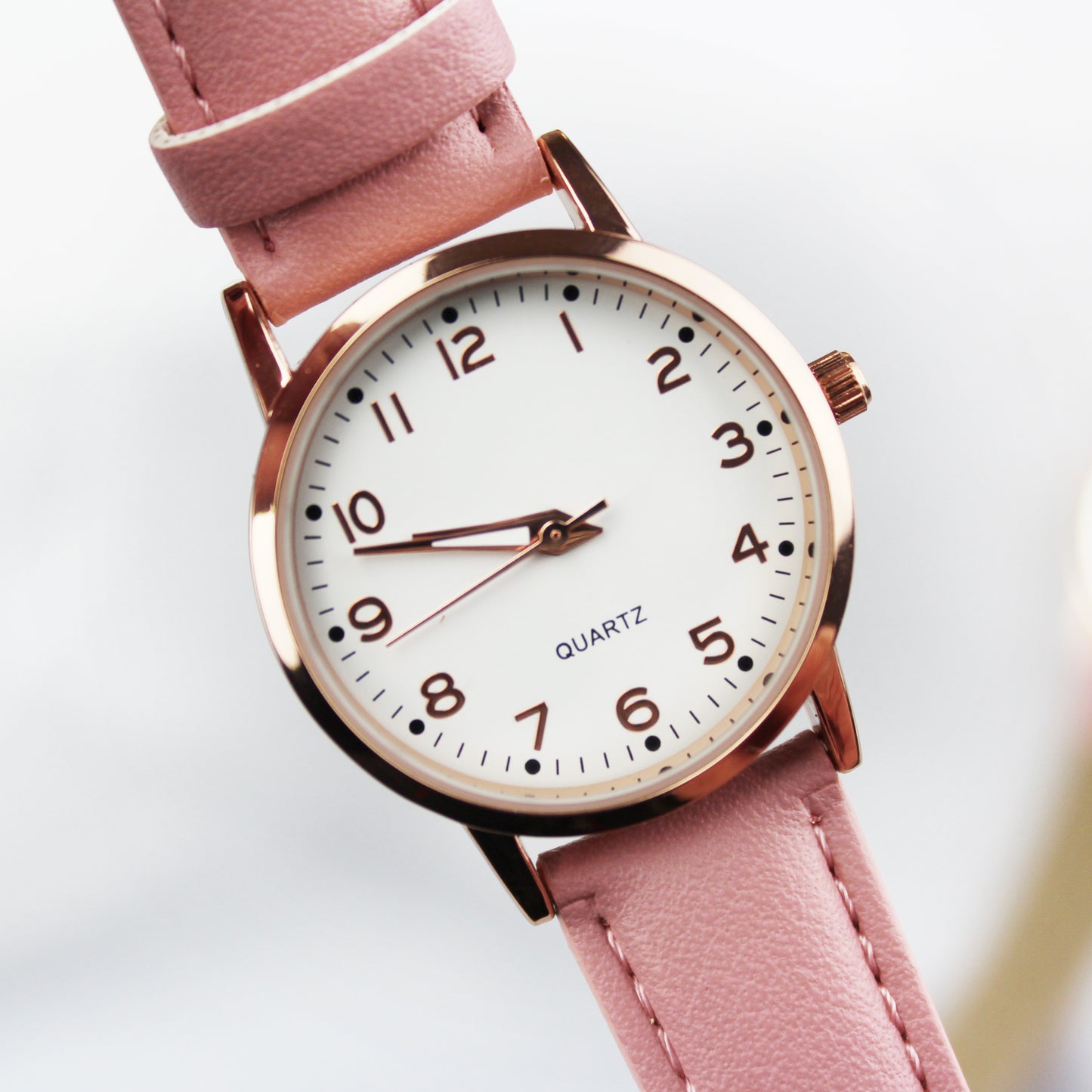 Personalised Holy Communion Pink Watch